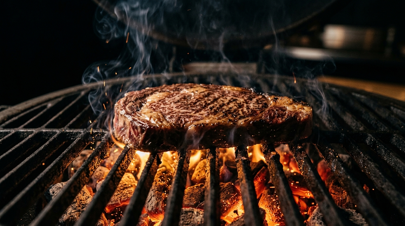 Evening grill and steakhouse mood at X BEEF